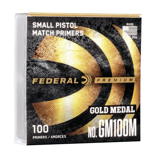 FEDERAL AMMO Gold Medal Small Pistol Primer .100 - 5000rd