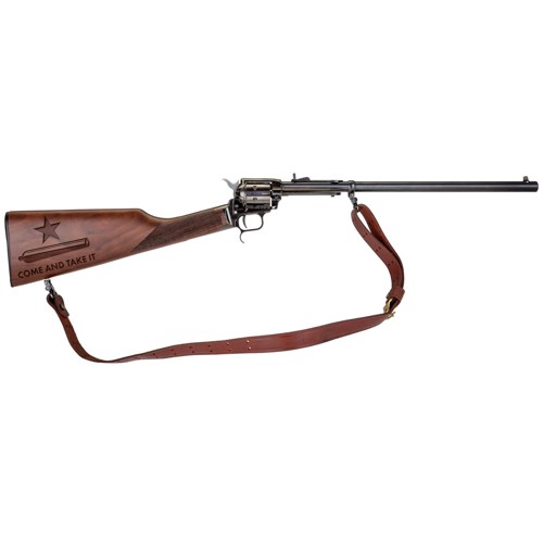 HERITAGE MANUFACTURING Rough Rider Rancher 22 LR 16.1" 6rd Revolver Rifle - Black / Come and Take It