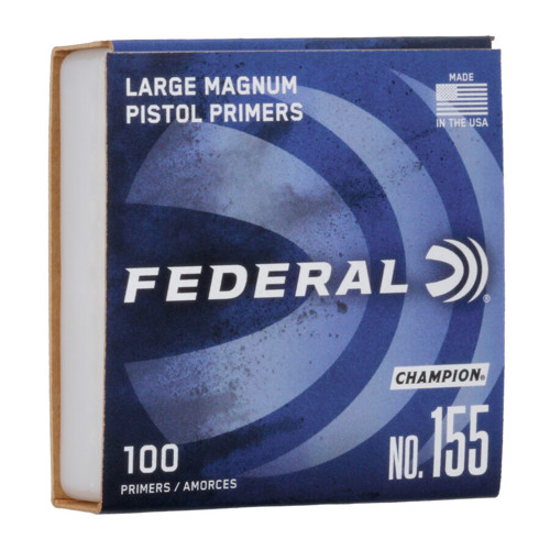 FEDERAL AMMO Large Magnum #155 Pistol Primers Champion 5000rd