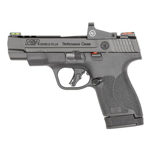 SMITH & WESSON PC® M&P 9 Shield 9mm Ported 4" 10/13rd + Extra 15rd Mag Crimson Trace Red Dot