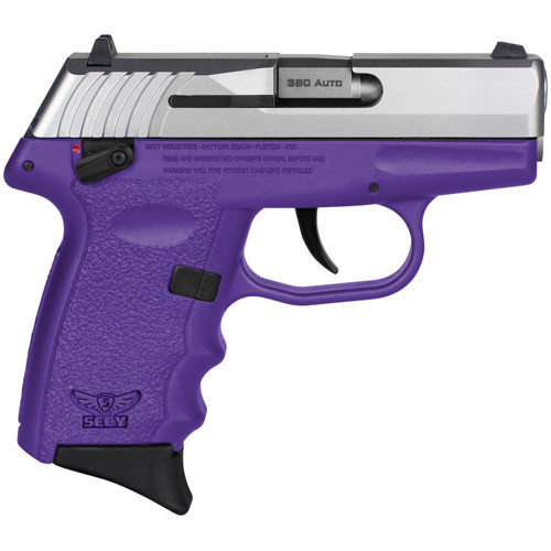SCCY INDUSTRIES CPX4 380 ACP 296 10rd Pistol  Purple  Stainless Steel
