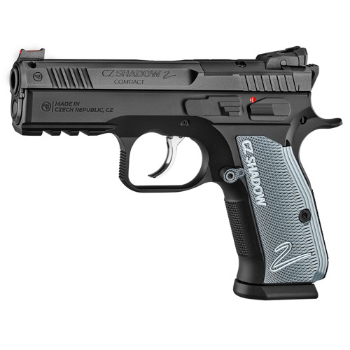 CZ-USA Shadow 2 Compact 9mm 4" 15rd Optic Ready Pistol - Black | Grey