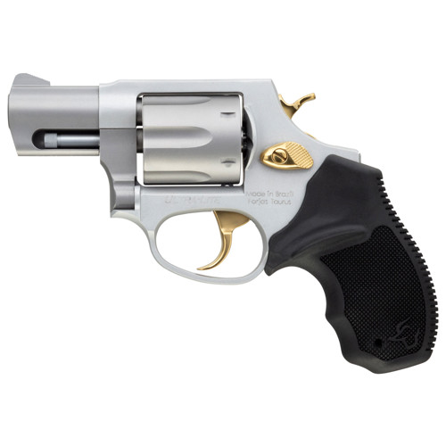 TAURUS 856 Ultra Lite 38 Special 2" 6rd Revolver | Stainless w/ Gold | Factory Blem