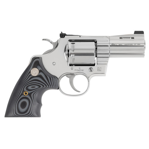 COLT Python Combat Elite 357 Mag / 38 Special 3" 6rd Revolver w/ Night Sights - Stainless | G10 Grip