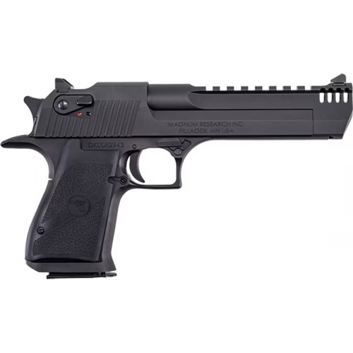 MAGNUM RESEARCH Mark XIX Desert Eagle 50 AE 6" 7rd Pistol | Black w/ Rubber Grips