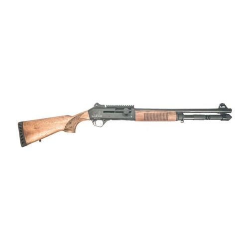 BLACK ACES TACTICAL Pro S4 12 Gauge 3" 18.5" 5rd Semi-Auto Shotgun - Black/Walnut