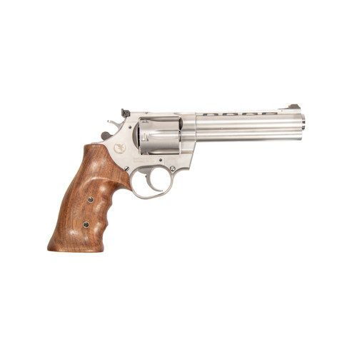 NIGHTHAWK CUSTOM Korth Mongoose 357 Mag 525 6rd Revolver  Black DLC  Rubber Grips