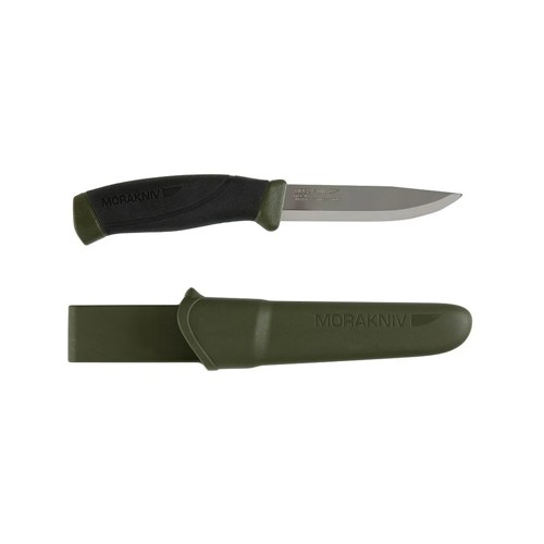 MORAKNIV Companion Fixed 4" Clip Point Blade Knife + Plastic Sheath