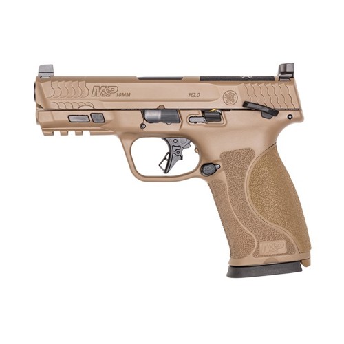 SMITH & WESSON M&P M2.0 10mm 4" 15rd Optic Ready Pistol | FDE