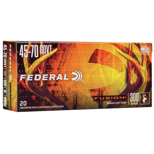 FUSION AMMO 45-70 Govt 300Gr Bonded Soft Point 20rd