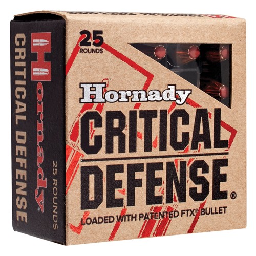 HORNADY 9x18 95Gr FTX Critical Defense 25pk Ammo