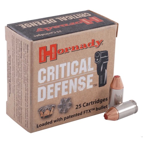 HORNADY 380 ACP 90Gr FTX Critical Defense 25pk Ammo