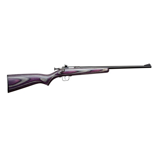 KEYSTONE Crickett 22 LR 16.1" 22LR Bolt Rifle - Blued / Purple Laminate