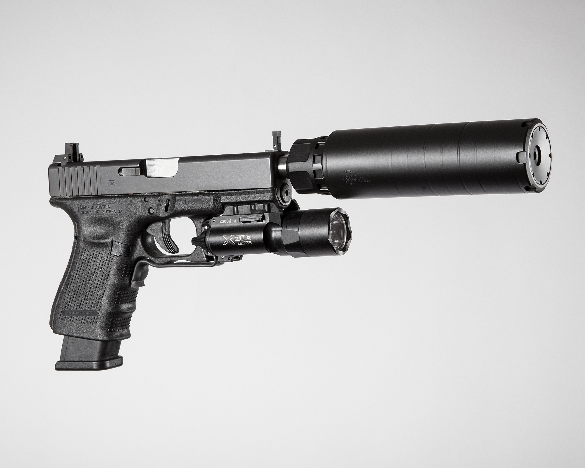 DEAD AIR Wolfman MOD 9mm 7.5ʺ Silencer / Suppressor - Black